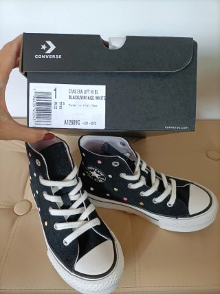 Converse platform bambina n.32 pois
