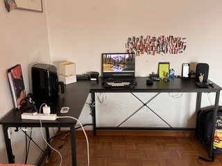 L-shaped office/computer desk, very good condition