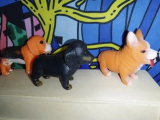 Lotto 3 cagnolini squishy (9-10 cm) z5