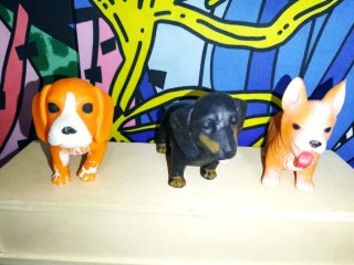 Lotto 3 cagnolini squishy (9-10 cm) z5