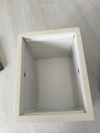 Caja Álbum Fotos Madera Clara giratorio