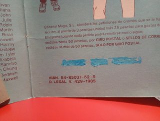 Álbum Cromos Serie V COMPLETA