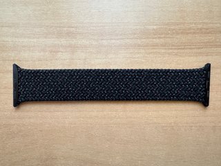 Apple Watch 45mm. Black Unity Braided Solo Loop 7