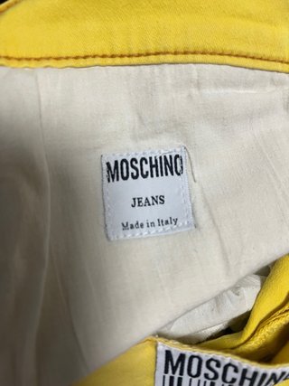 Gonna Moschino midi gialla taglia M