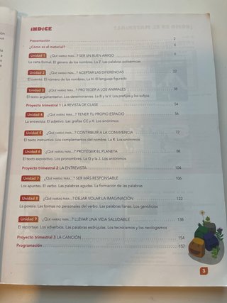 Lengua castellana, Primaria, ciclo superior 5o