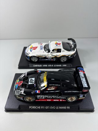 Play Station dos coches de slot