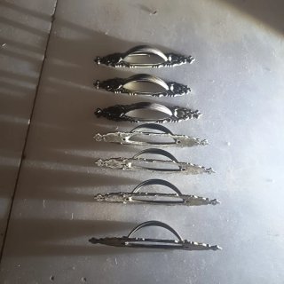 Tiradores antiguos de metal (dorado/plateado)