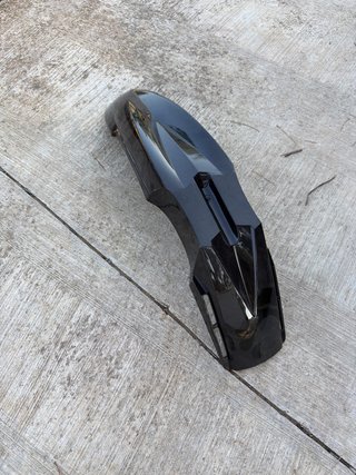 Guardabarros moto negro