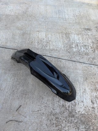 Guardabarros moto negro