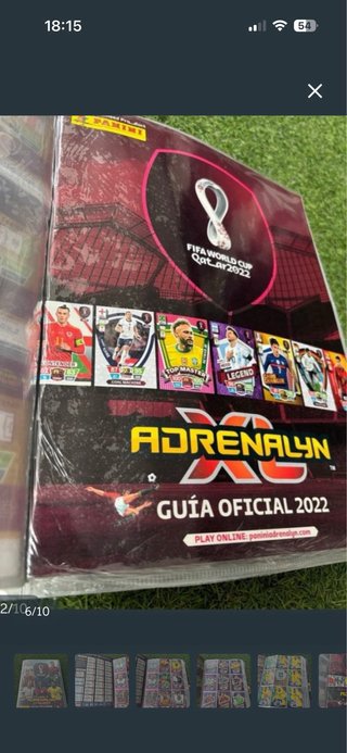 Álbum Panini Adrenalyn Mundial Qatar 2022