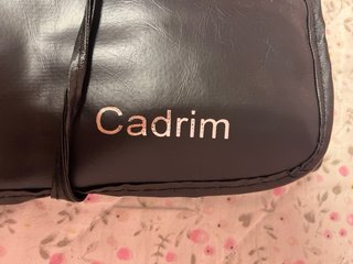 Estuche para brochas de maquillaje negro