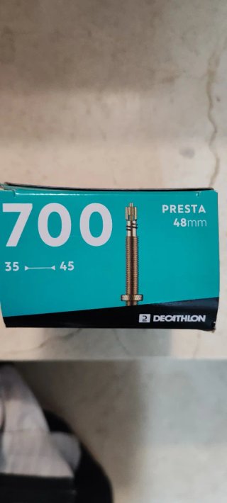 Cámara Bicicleta Decathlon 700 Presta 48mm