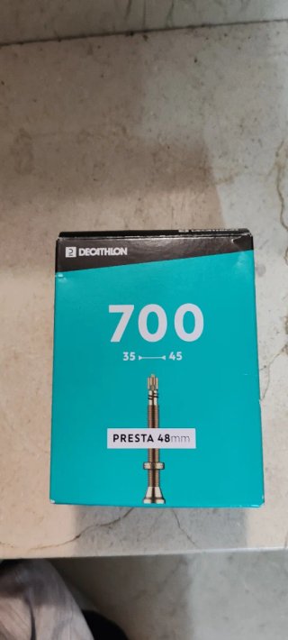 Cámara Bicicleta Decathlon 700 Presta 48mm