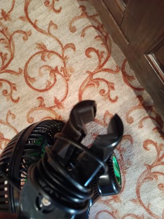 Ventilador portátil con pinza