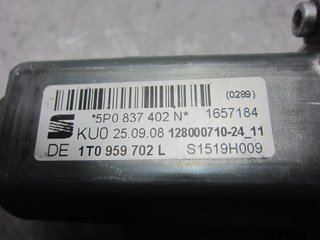 MOTOR ELEVALUNAS DELANTERO DERECHO SEAT ALTEA XL (5P5) 5P0837402N 1622470
