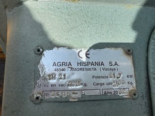 Carretilla elevadora 4x4 Agria