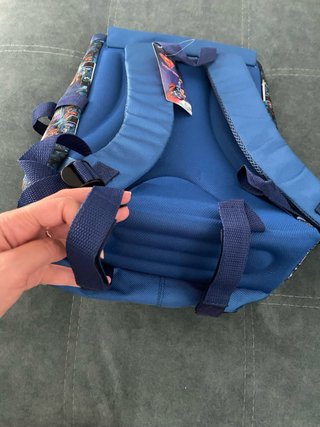 Mochila Escolar Superman Solapa 43cm
