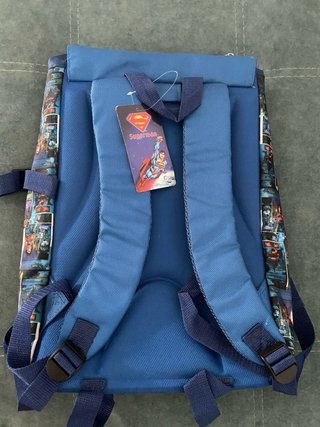 Mochila Escolar Superman Solapa 43cm