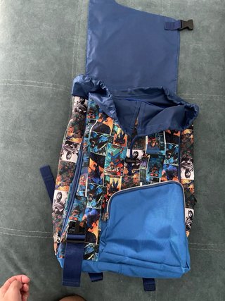 Mochila Escolar Superman Solapa 43cm