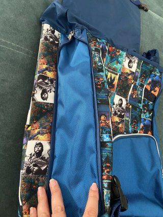 Mochila Escolar Superman Solapa 43cm