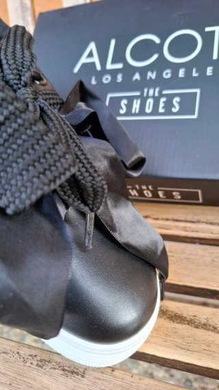 Sneakers Alcott n. 41 nere nuove con scatola Y2K