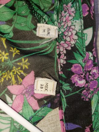 Blusa floral multicolor