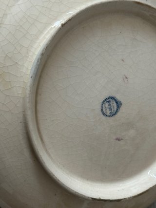 Plato decorativo Cerámicas Peyró antiguo