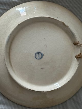 Plato decorativo Cerámicas Peyró antiguo
