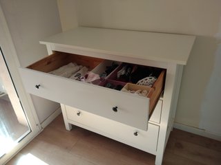 cajonera blanca Ikea 3 cajones en buen estado