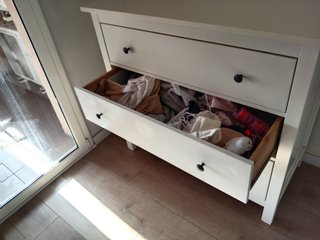 cajonera blanca Ikea 3 cajones en buen estado