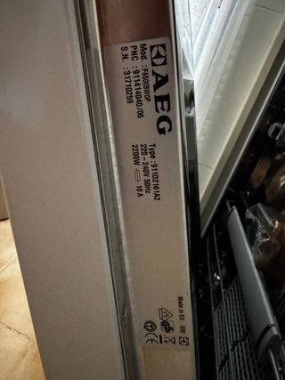 Lavavajillas AEG Mod- F65009VOP