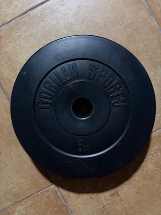 Disco de pesas Gorilla Sports 5kg