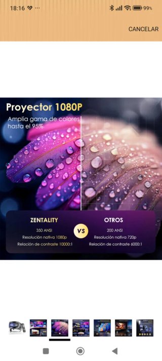 Proyector 4K Nuevo a Estrenar