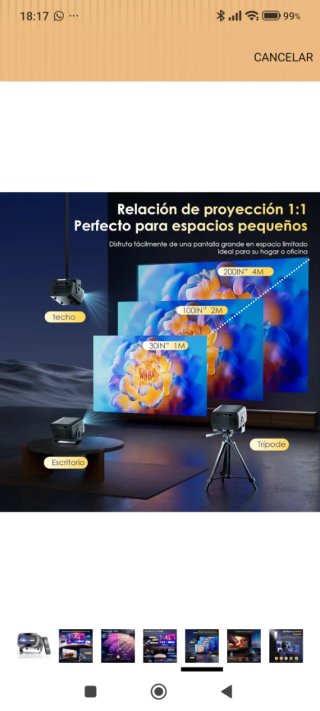 Proyector 4K Nuevo a Estrenar
