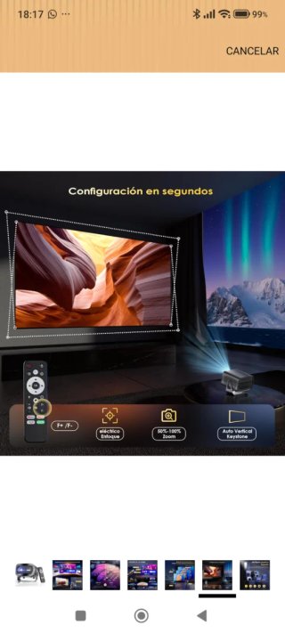 Proyector 4K Nuevo a Estrenar