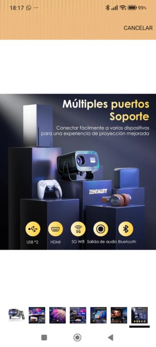 Proyector 4K Nuevo a Estrenar