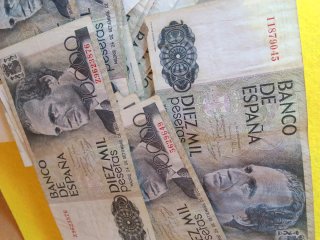 Billetes de 10000 Pesetas Españolas 50 billetes