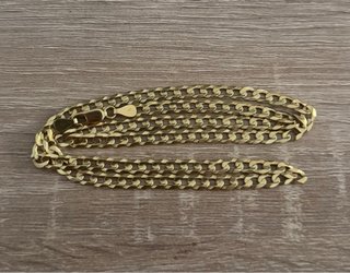 Cadena Barbada Oro 18k macizo 50cm