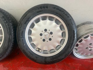 Llantas Mercedes Clase S W140 16” ET51 con 2 neum.