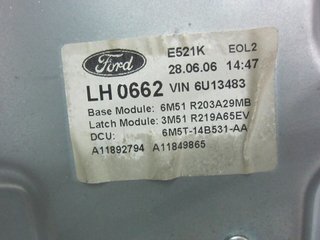 ELEVALUNAS DELANTERO IZQUIERDO FORD FOCUS C-MAX (CAP)(2003) 3M51R219A65EV 1376483