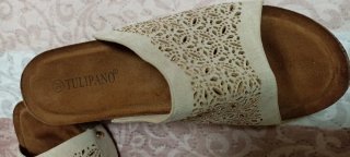 Sandalias Tulipano Beige Talla 37