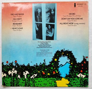 LP 1970 🇩🇪 FREE - FIRE AND WATER
