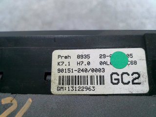 MANDO CALEFACCION / AIRE ACONDICIONADO OPEL ASTRA H BERLINA 13122963 1470370
