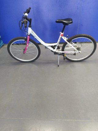 Bicicleta de Montaña Blanca y Rosa