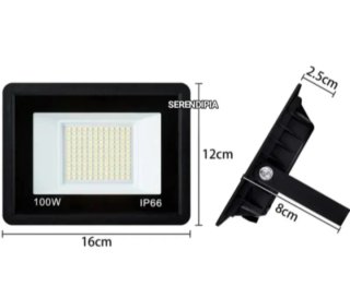 3 FOCOS LED 100W IP66