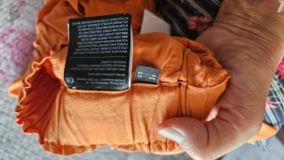 Shorts C&A Talla 36 Naranja Nuevo