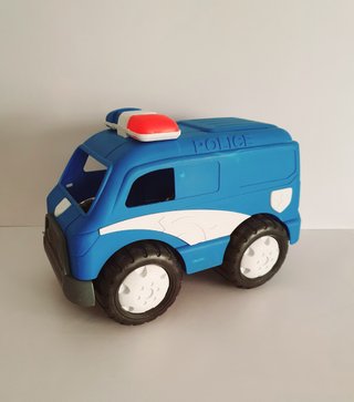 Maxi coche/patrulla de policía +35cm