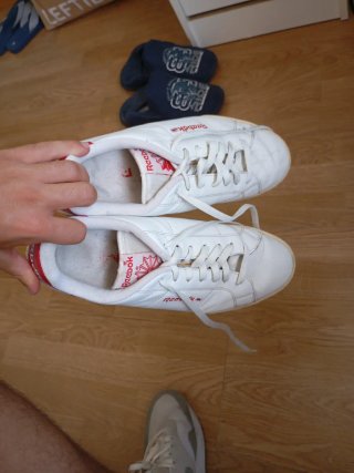 Zapatillas Reebok Blancas y Rojas