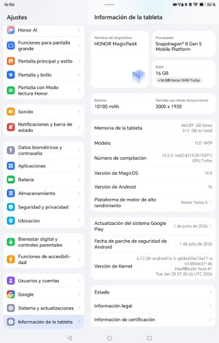 Honor Magic pad 4(PRECIO NEGOCIABLE)