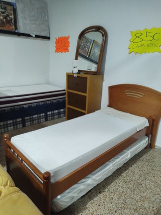 Cama nido madera y tela